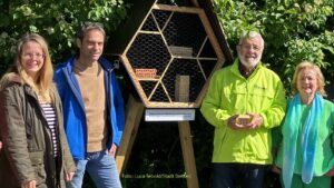 Nistmöglichkeiten für heimische Wildbienen geschaffen
